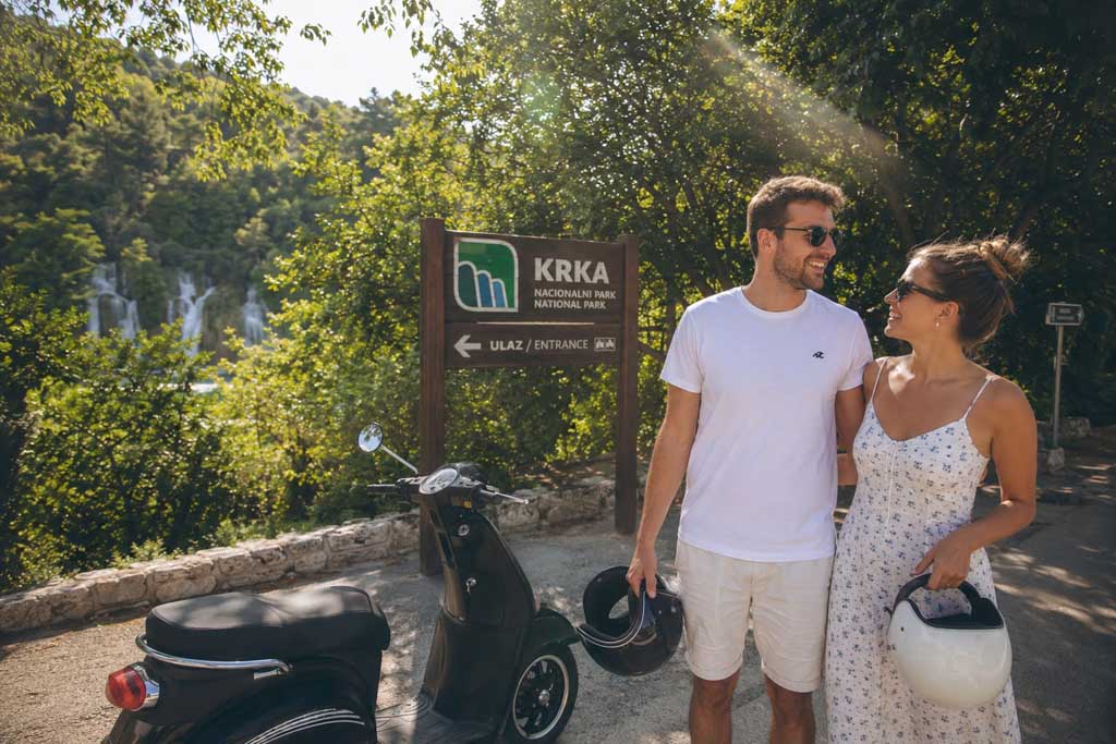 Krka National Park by Scooter