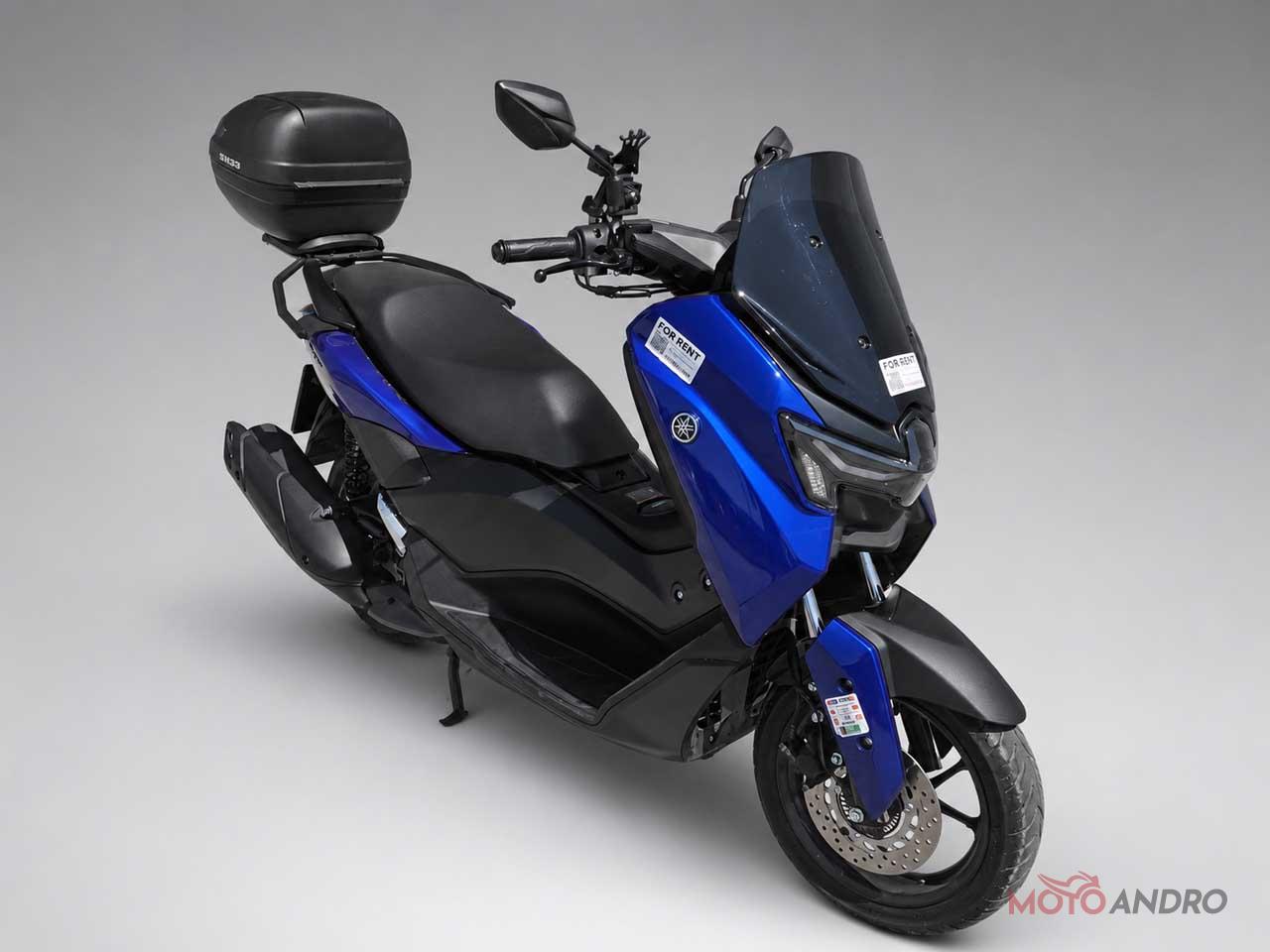 Rent Yamaha Nmax 125 scooter, Moto Andro, Split